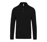 Kariban Long Sleeve Polo Shirt Jersey Knit Cotton OEKO-TEX BSCI