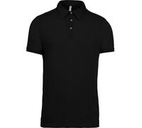 Kariban Jersey knit polo shirt K262 - Placket with 3 metal buttons