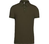 Kariban Jersey knit polo shirt K262 - Placket with 3 metal buttons