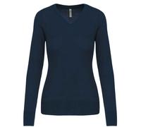 Kariban Ladies Cotton Acrylic V Neck Sweater KB966