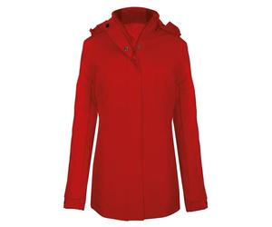 Kariban Ladies' Parka 2 zipped Outside Pockets Jackets 100% Polyester K6108