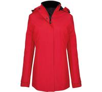 Kariban Ladies' parka - Inner quilted polyester, Detachable hood