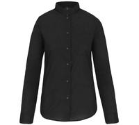 Kariban Ladies Womens Long Sleeve Mandarin Collar Shirt Blouse