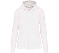 Kariban Ladies Womens Organic Cotton Mix Full Zip Through Hoodie Hooded Top
