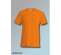 Kariban Men Short Sleeve T-Shirt with V-Neck in 19 Colors Size S to 4XL