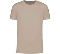 Kariban Men's BIO150IC Crew Neck T-Shirt in Light Sand | Size: Medium Kariban Light Sand M