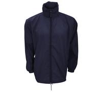 Kariban Men's Casual Windbreaker Jacket in Navy | Size: Large Kariban Navy L