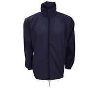Kariban Mens Casual Windbreaker Jacket (M) (Navy)