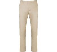 Kariban Men's Chino Trousers in Beige | Size: Medium Kariban Beige M