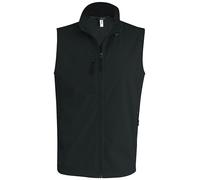 Kariban Men's Contemporary Softshell 3 Layer Performance Bodywarmer in Black | Size: Small Kariban Black S