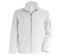 Contemporary Softshell 3 Layer Performance Jacket Kariban White S