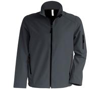 Contemporary Softshell 3 Layer Performance Jacket Kariban Dark Grey S