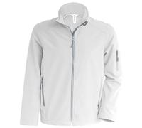 Kariban Mens Contemporary Softshell 3 Layer Performance Jacket (XL) (White)