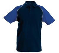 Kariban Mens Contrast Baseball Polo Shirt T-shirt Szs S-XXXL / N/A N/A RW702