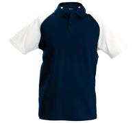 Kariban Mens Contrast Baseball Polo Shirt T-shirt Szs S-XXXL / N/A N/A RW702