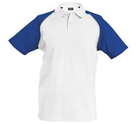 Kariban Mens Contrast Baseball Polo Shirt T-shirt Szs S-XXXL RW702