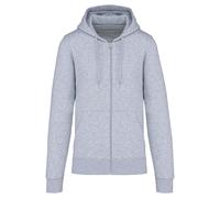 Kariban Men's Friendly Full Zip Hoodie in Grey | Size: XS Kariban Grey XS