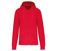 Kariban Men's Friendly Full Zip Hoodie in Red | Size: XL Kariban Red XL