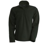 Kariban Men's Enzo 1 4 Zip Fleece Top in Dark Grey | Size: XL Kariban Dark Grey XL