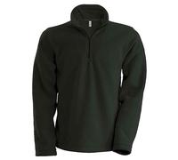 Kariban Men's Enzo Fleece Top in Dark Grey | Size: Small Kariban Dark Grey S