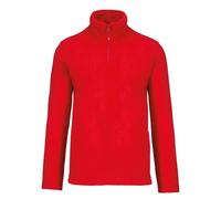 Kariban Men's Enzo Fleece Top in Red | Size: XL Kariban Red XL