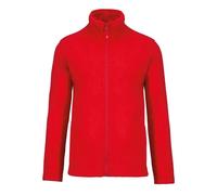 Kariban Men's Falco Fleece Jacket in Red | Size: Small Kariban Red S