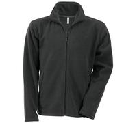 Kariban Mens Falco Full Zip Anti Pill Fleece Jacket (M) (Dark Grey)
