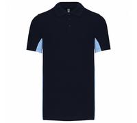 Flag Polycotton Pique Polo Shirt Kariban Mid Navy XL