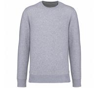Kariban Men's Friendly Crew Neck Sweatshirt in Pale Grey | Size: Small Kariban Pale Grey S