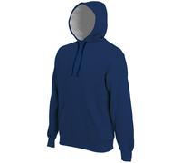 Kariban Mens Heavy Contrast Hooded Sweatshirt Hoodie 6 Colours XS-3XL RW717