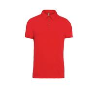 Kariban Men's Jersey Knit Polo Shirt in Red | Size: 3XL Kariban Red 3XL