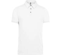 Kariban Men's Jersey Polo Shirt in White | Size: XL Kariban White XL