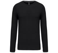 Kariban Men's long-sleeved crew neck T-shirt K359 - Enzyme washed for extra
