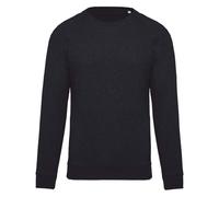 Kariban Men's Organic Cotton Raglan Sweatshirt Crew Neck Recycled Polyester