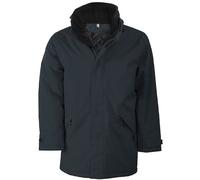Kariban Mens Parka Performance Jacket (3XL) (Dark Grey/Black)