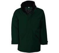 Kariban Mens Parka Performance Jacket (L) (Forest/Black)