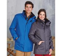Kariban Men's Parka Performance Jacket in Blue | Size: Medium Kariban Blue M