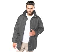 Kariban Men's Parka Performance Jacket in Grey | Size: Medium Kariban Grey M
