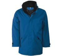 Kariban Mens Parka Performance Jacket (M) (Light Royal/Black)
