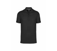 Kariban Men's Pique Anti-Bacterial Polo Shirt in Dark Grey | Size: Small Kariban Dark Grey S