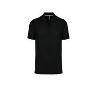 Kariban Mens Pique Anti-Bacterial Polo Shirt4XL Black PC6661