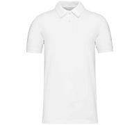 Pique Polo Shirt Kariban White S