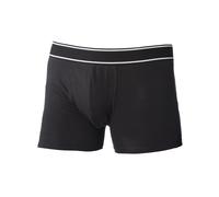 Kariban Mens Plain Boxer Shorts / White/Black Underwear RW2713