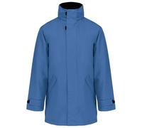 Kariban Men's Quilted Parka in Mid Blue | Size: Small Kariban Mid Blue S