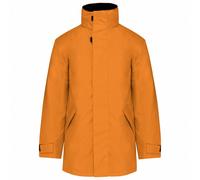 Kariban Men's Quilted Parka in Orange | Size: XL Kariban Orange XL