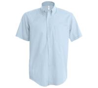 Kariban Mens Short Sleeve Easy Care Oxford Shirt (5XL) (Oxford Blue)
