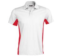 Kariban Mens Short Sleeve Flag Polo Shirt (Dual Colour) Szs / N/A N/A RW704