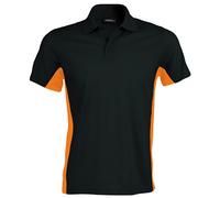 Kariban Mens Short Sleeve Flag Polo Shirt (Dual Colour) Szs / N/A N/A RW704