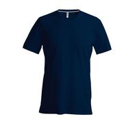 Kariban Men's Short Sleeve V-Neck T-Shirt (K357) - Casual Plain Cotton Tee