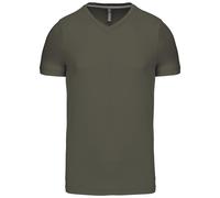 Kariban Men's short-sleeved V-neck T-shirt K357 - Enzyme washed for extra